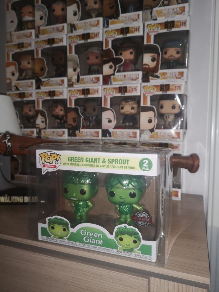 Funko pop Ad icons Green Giant & Sprout 2 Pack Special edition métallique - photo numéro 8