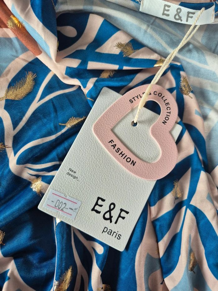 Robe Magique Courte Femme Bleu Taille Unique - photo numéro 3