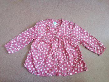 Chemise à fleurs filles