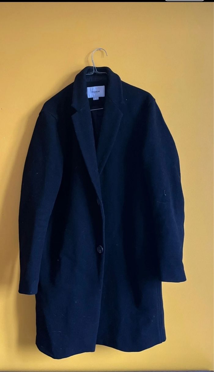 Manteau noir Pull anr Bear Taille 38 - photo numéro 1
