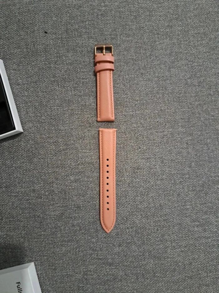 Bracelet montre cuir rose 20mm Fullmosa - photo numéro 2