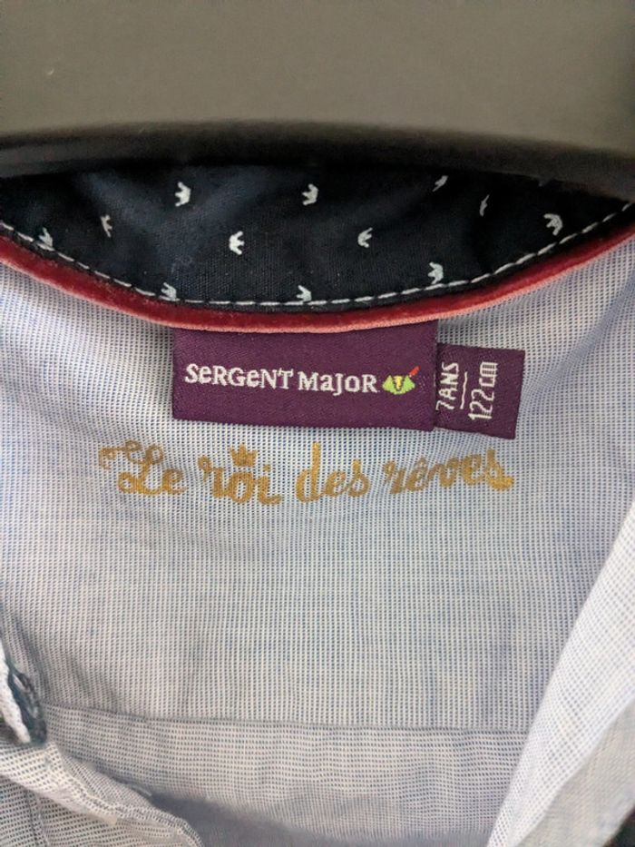 Chemise sergent major 7 ans bleue - photo numéro 6