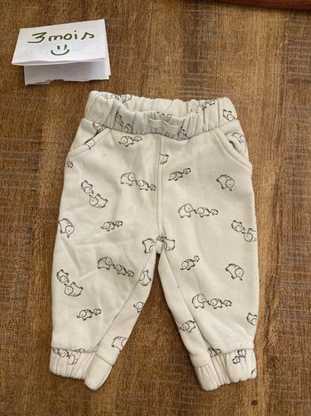 Pantalon en polaire taille 3 mois NPO baby