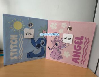 Cube de rangement / Storage cube Disney Stitch & Angel | 30x30