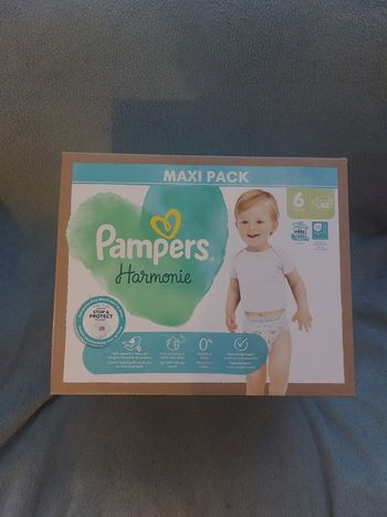 Couche pampers  harmonie taille 6