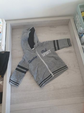 Veste survêtement zippée