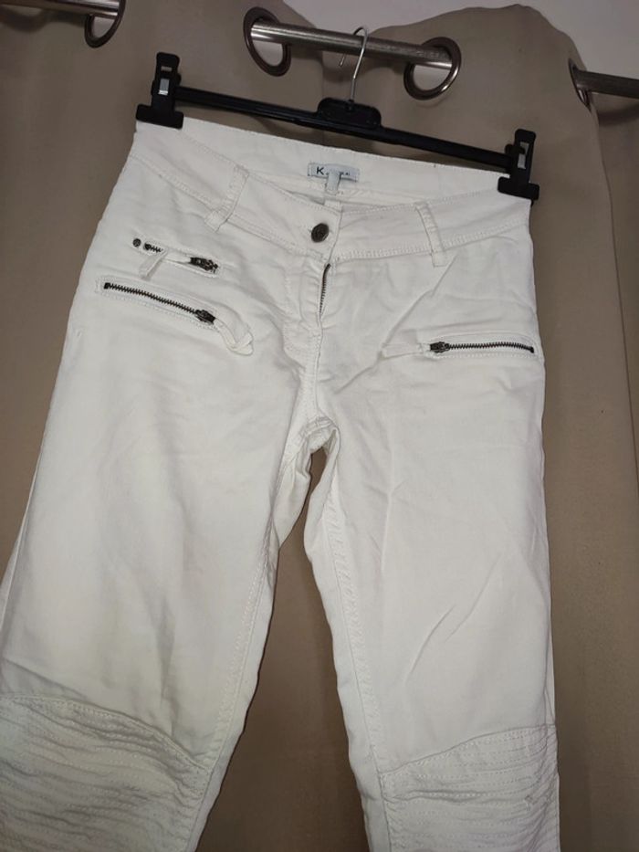 Jean skinny kookaï blanc - photo numéro 2
