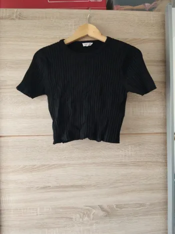 T-shirt noir Jennyfer