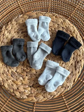 5 paires de chaussettes naissance bébé