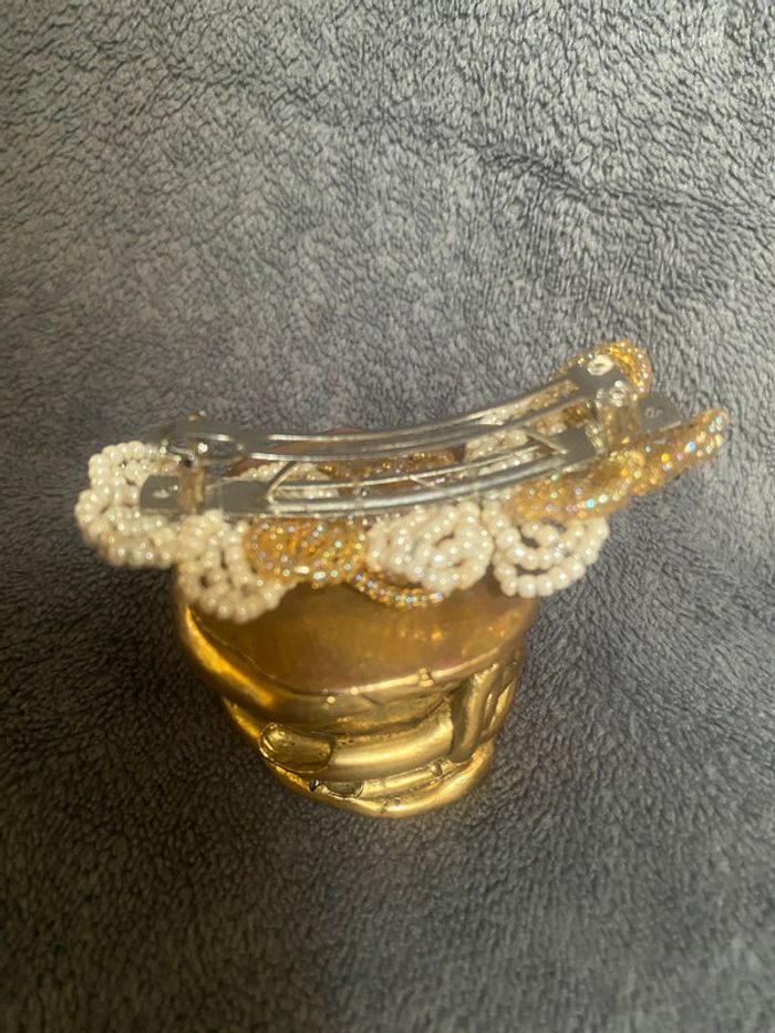 Vintage barrette à cheveux perles - photo numéro 8