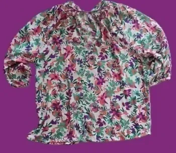 👚 Chemise femme manches courtes 🌸 Taille 40