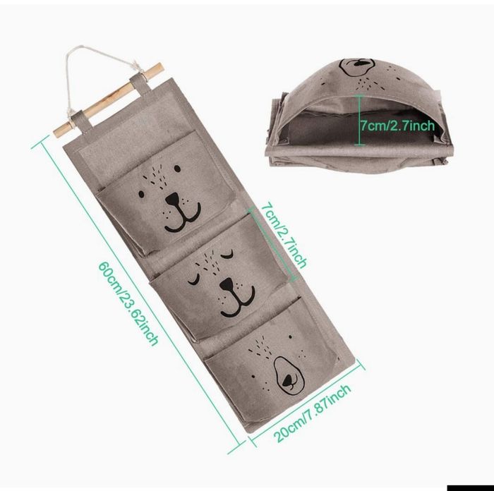 2 sacs rangement suspendu murale - photo numéro 3