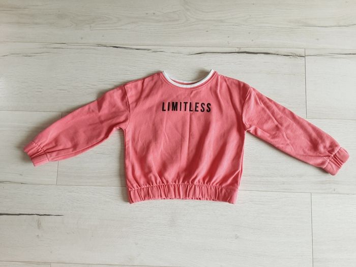 Vêtement fille pull rose court Orchestra 3 ans