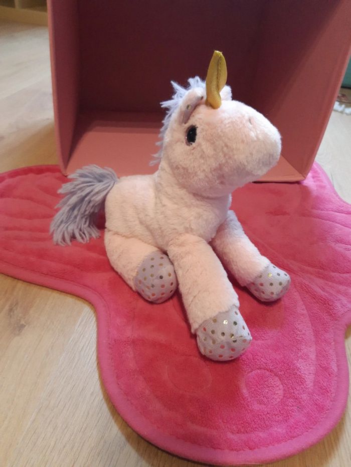 Lot 2 peluches licorne avec petit sac - photo numéro 9