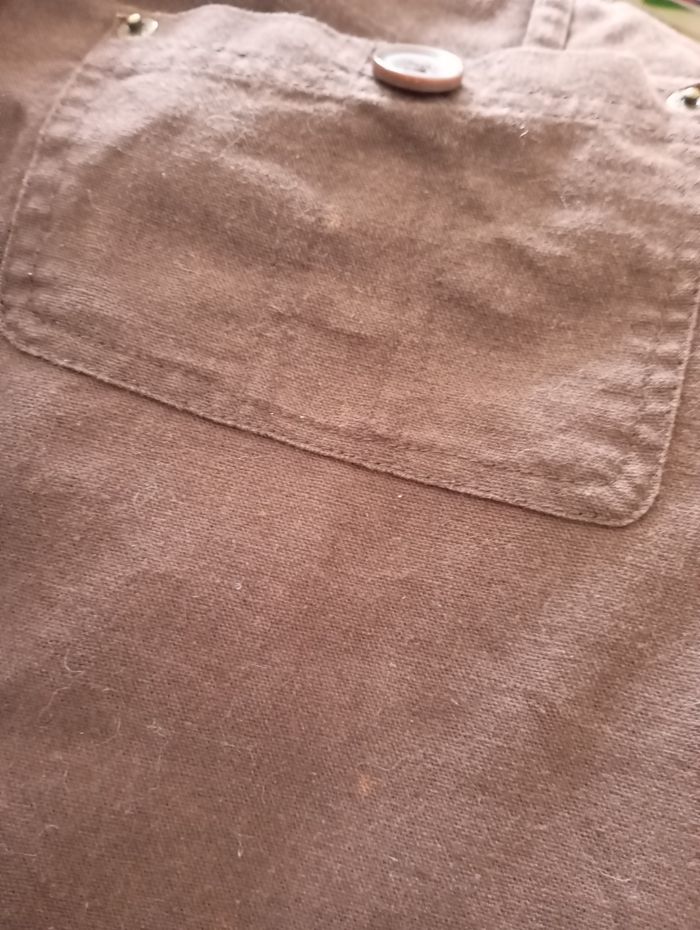 Pantalon marron femme taille 44 en lin - photo numéro 3