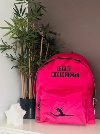 Sac à dos gym fuchsia