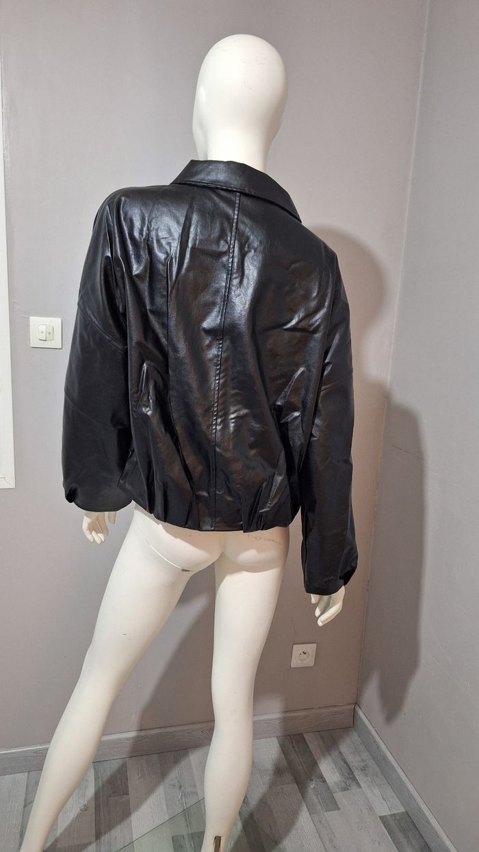 Veste légère simili cuir taille S neuve - photo numéro 3