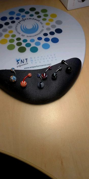 Lot de 6 piercings nombril