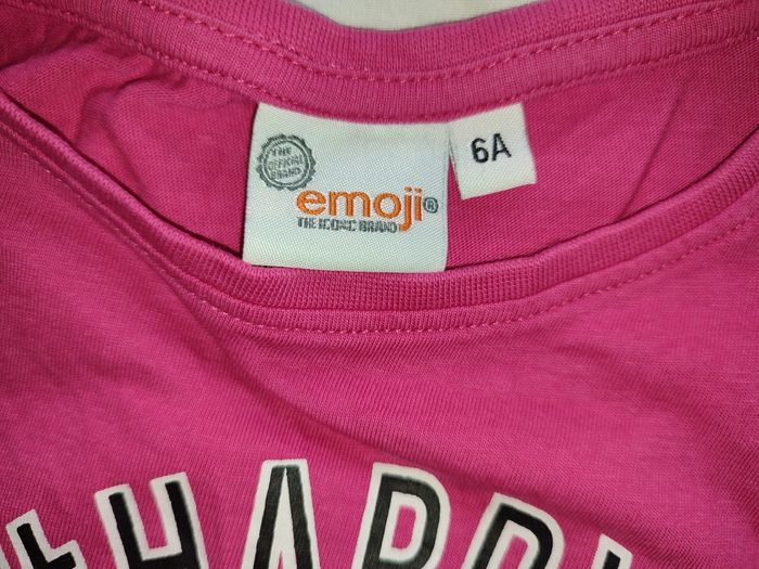 T-shirt fille 6 ans / Emoji - photo numéro 2