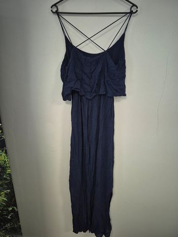 Robe longue femme bleu marine taille m