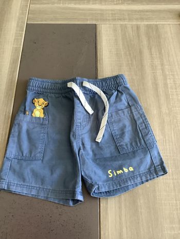 Short coton taille 18 mois