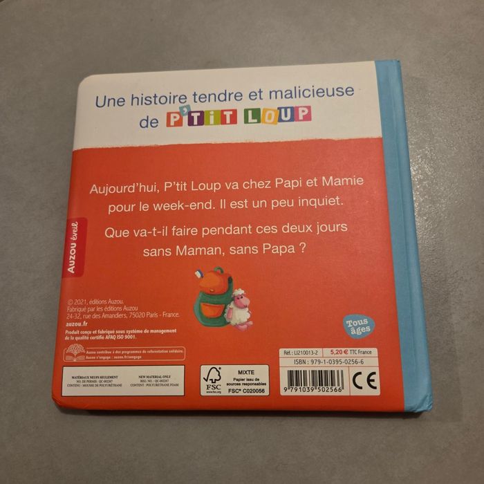 Livre enfant Auzou p’tit loup - photo numéro 2