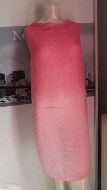 Pareo/foulard tie and dye rose neuf