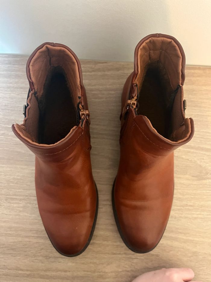 🟤 Boots marron effet vieilli – Super Mode - Pointure 36 - photo numéro 3