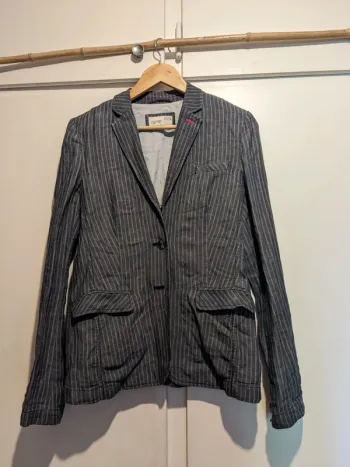 Blazer Etam Sortie de collection - bleu/gris/rose