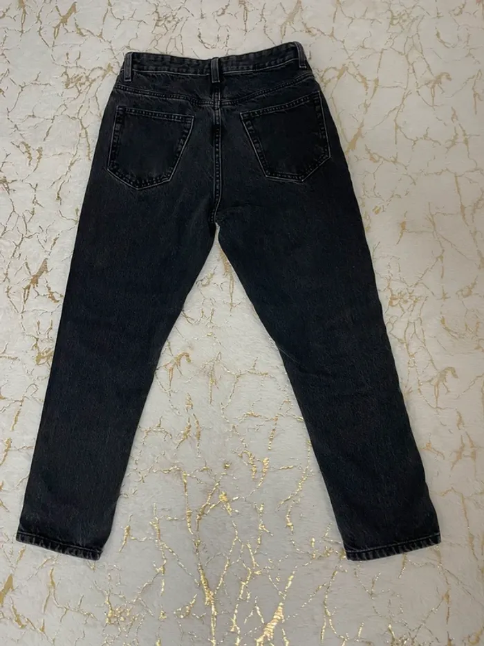 Jean noir gris Zara taille 36 - photo numéro 4