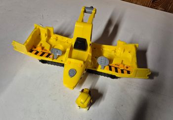 Véhicule de chantier transformable avec figurine ruben pat patrouille