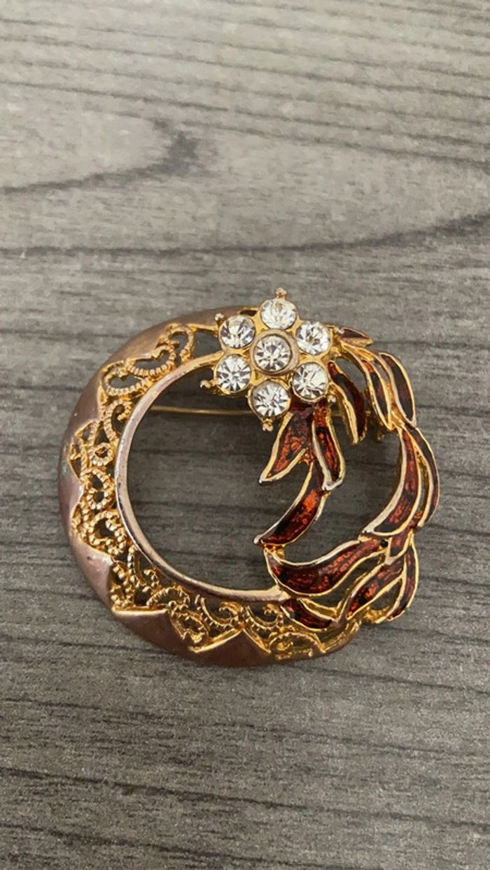 Broche avec diamant - photo numéro 2