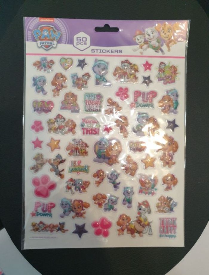 Stickers 3D Paw patrol violet