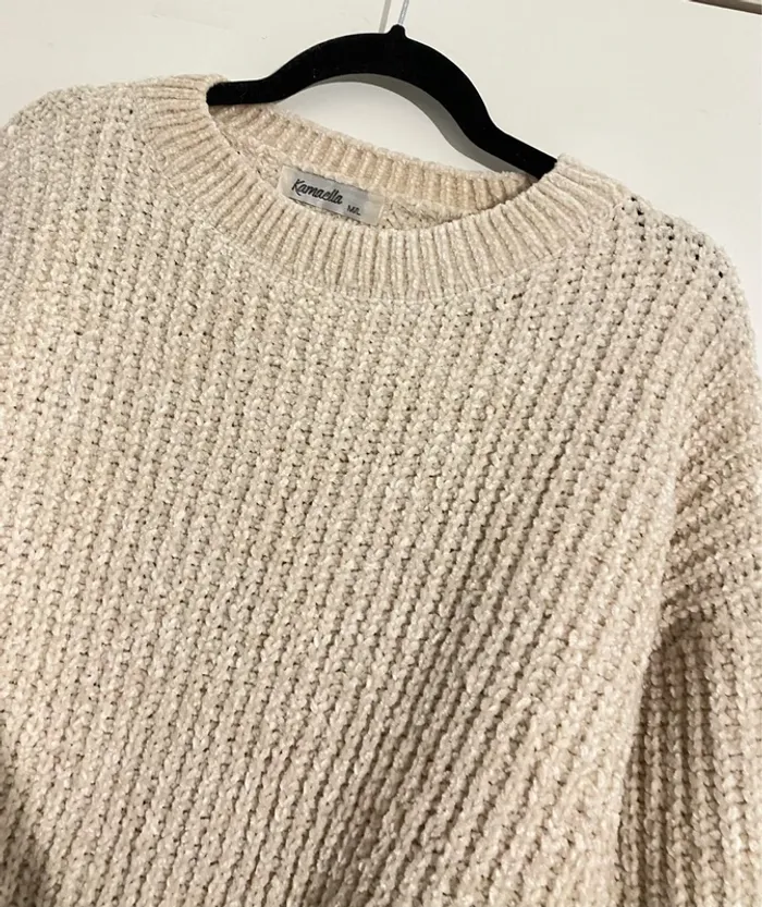 Pull Maille Chenille - photo numéro 4