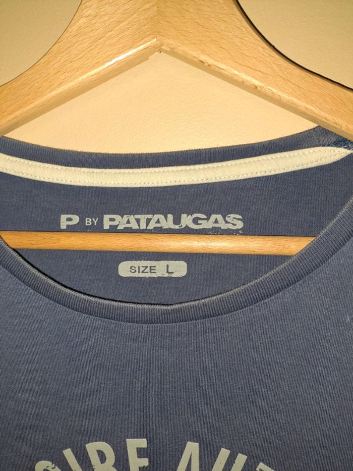 Lot de 3 T-shirts homme L avec petits défauts voir photos et légère décoloration de pliage - photo numéro 9