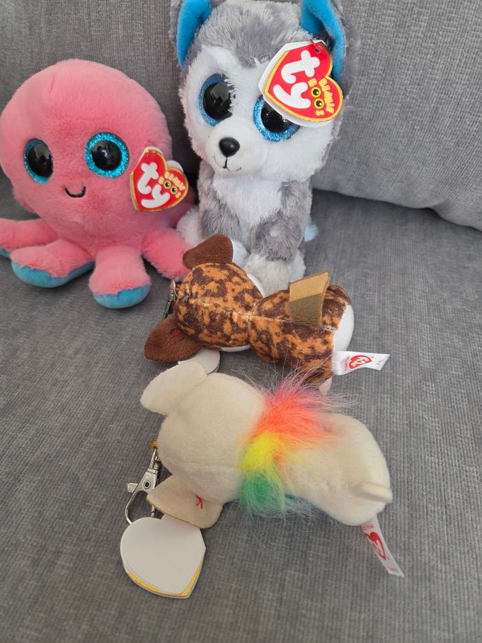 Lot de 4 peluches TY neuves - photo numéro 4