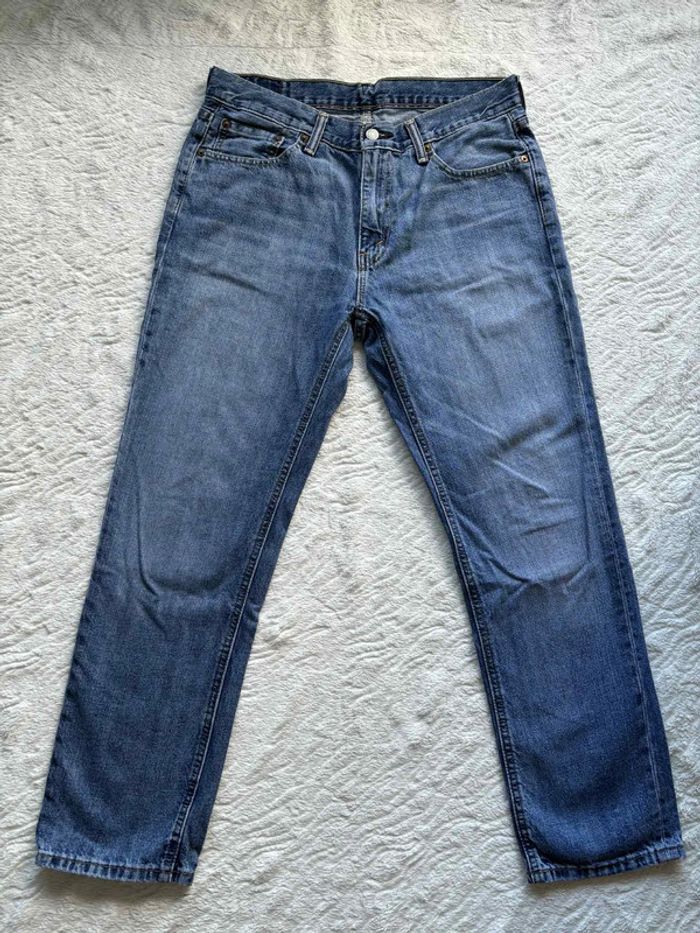 Levi’s 541 W32 (L/42) L30 Jean Athletic Fit slim taper bleu clair délavé fuselé 00s y2k vintage - photo numéro 4