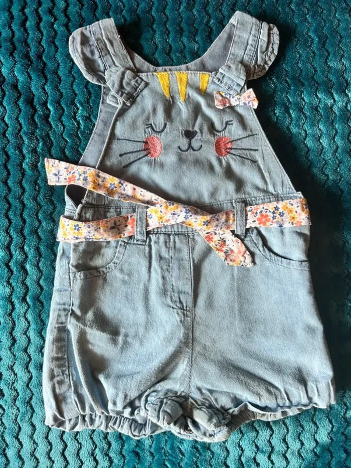 Lot de 3 salopettes short 18 mois - photo numéro 14