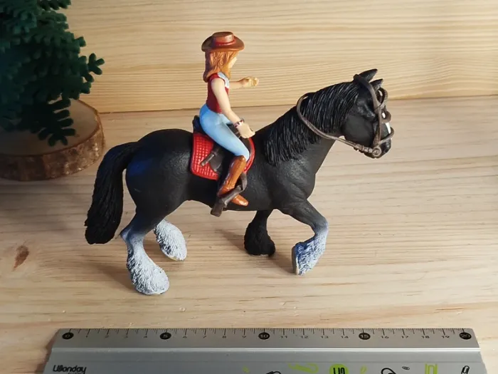 Schleich cavalière rousse figurine personnage animal équitation - photo numéro 5