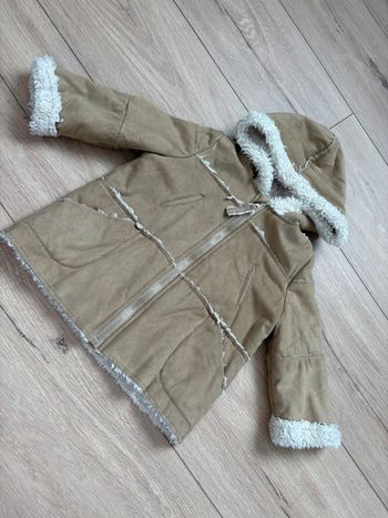 Manteau bébé effet daim fourré TEX