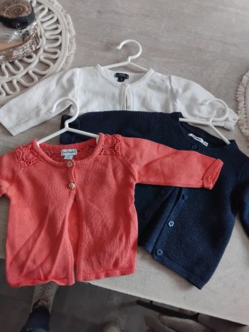 Lot de 3 gilets 3 mois