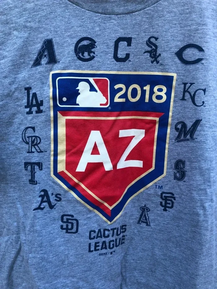 Genuine Merchandise T-shirt MLB AZ 2018 Cactus League Mens S - photo numéro 2