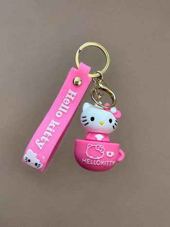Porte clés Hello Kitty rose