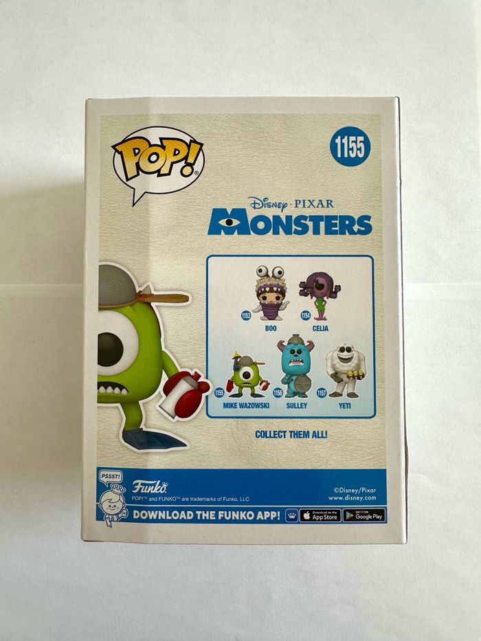 Figurine Funko Pop Mike Wazowski numéro 1155 Monsters Disney Pixar - photo numéro 3
