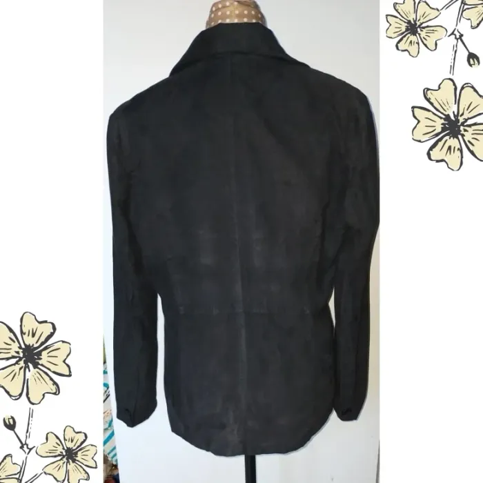 Veste noire vintage femme, Kim Rogers Signature, taille M, parfait état - photo numéro 10