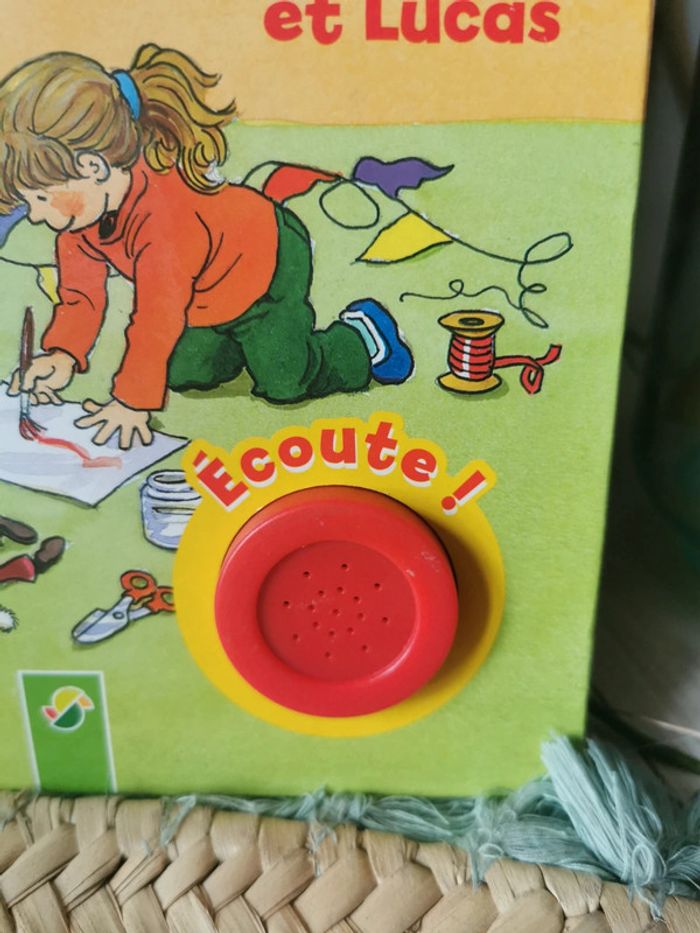 🌺Livre audio sonor A la garderie avec marie et lucas - photo numéro 2