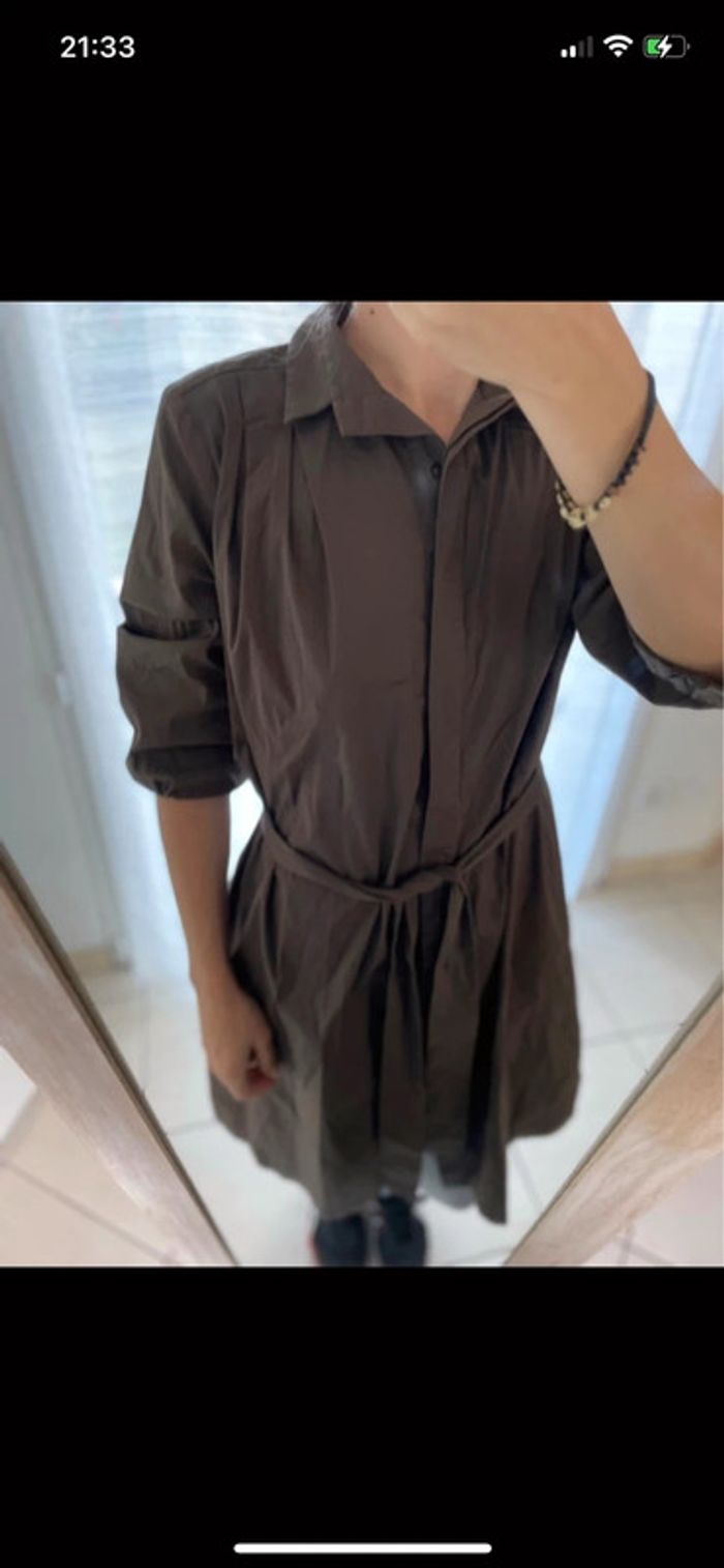 Veste chemise longue