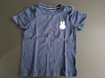 Tee-shirt manches courtes garçon C&A bleu marine miffy 98 cm