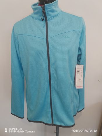 Veste zipee de sport