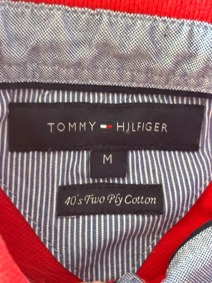 Polo Tommy H rouge - photo numéro 3